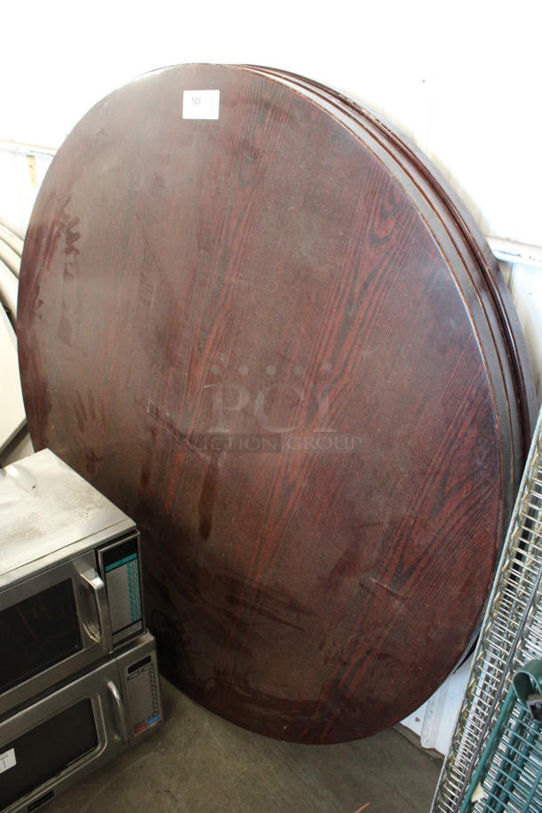 3 Wooden Round Tabletops. 60x60x2. 3 Times Your Bid!