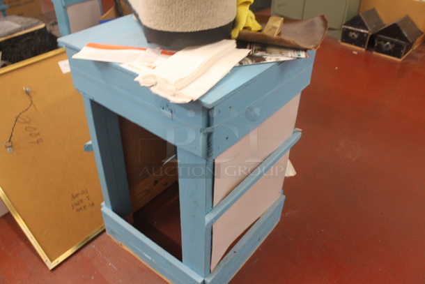 ALL ONE MONEY! Lot of Various Items Including 2 Carpets and Blue Wooden Stand. BUYER MUST REMOVE. - Image 4 of 7