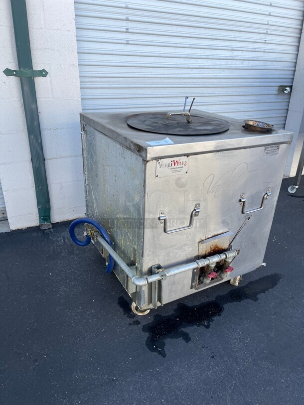 Clean! Tandoor Oven, Commercial NSF Gas Tandoori Oven for Restaurants - 32 inch Natural Gas On Casters Tested and Working! - Image 2 of 9