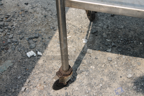 Stainless Steel 2 Tier Rack on Commercial Casters. - Image 4 of 4