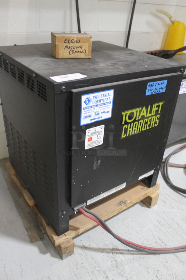 Total Lift Charger Black Metal Charger on Pallet. Goes GREAT w/ Lot 5. BUYER MUST REMOVE: Must Pick Up By Appointment Only Approximately 1 Week After Auction Ends; Will Be Used During Pick Up Day. - Image 2 of 3