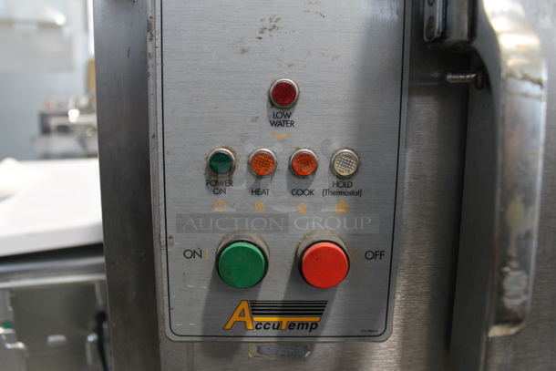 AccuTemp SNH 11 Stainless Steel Commercial Single Door Steam Cabinet w/ Under Shelf on Commercial Casters. 208-250 Volts, 3 Phase. - Image 4 of 10