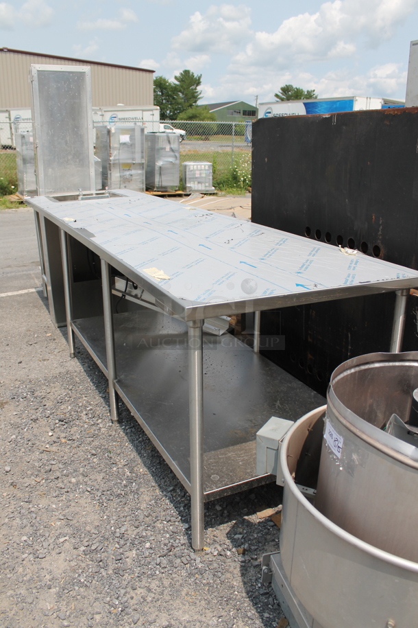 BRAND NEW SCRATCH AND DENT! Stainless Steel Commercial Table w. Bay and Under Shelf. - Image 5 of 5