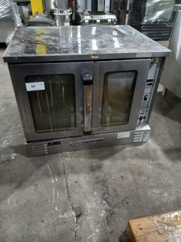 South Bend Commercial Natural Gas-Powered Convection Oven! With 2 View Through Doors! With Metal Oven Racks! All Stainless Steel! SL Series!