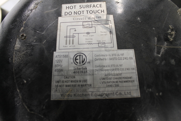 Vindu AT51588 Metal Commercial Countertop Soup Kettle Food Warmer. 120 Volts, 1 Phase. Tested and Working! - Image 2 of 4