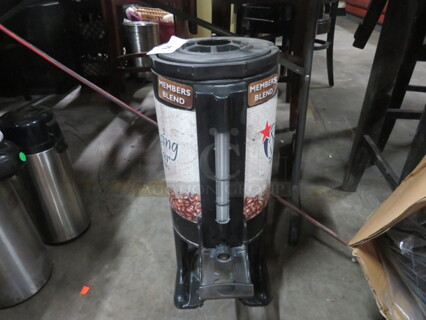 One Coffee Satellite/Dispenser On Stand.