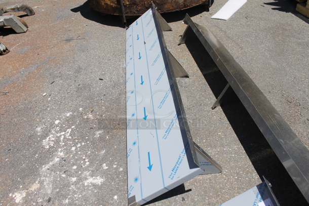 BRAND NEW! Stainless Steel Wall Mount Shelf. - Image 2 of 4