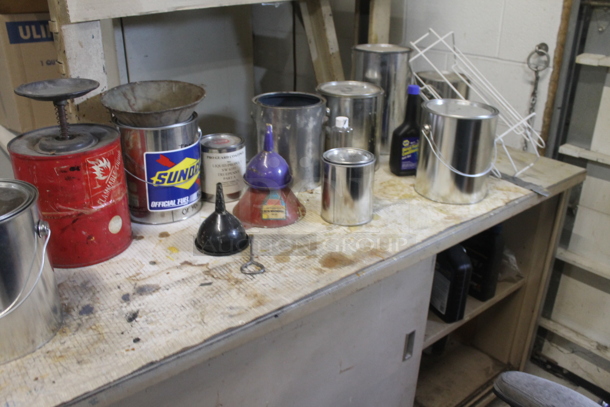 Counter w/ Contents and Office Chair. - Image 3 of 5