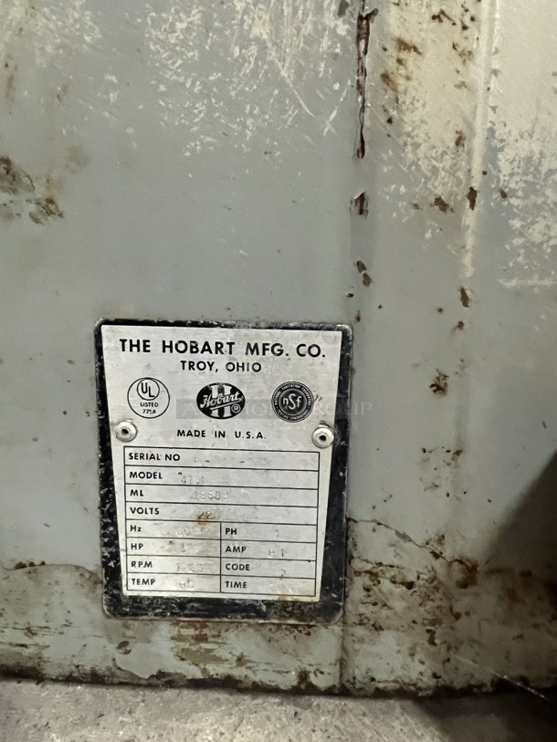 Hobart Meat Grinder, 220V - Image 2 of 3