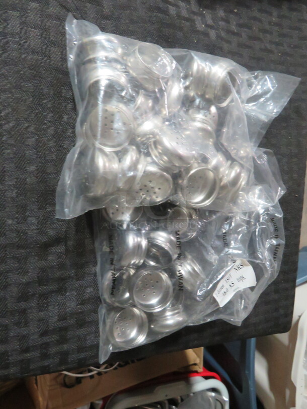 One Lot Of NEW Salt/Pepper Shaker LIDS.