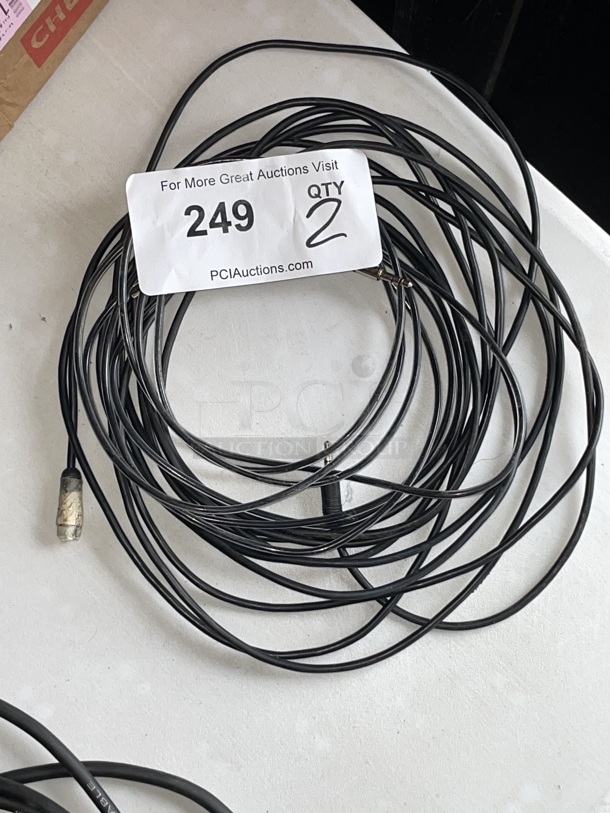 Phone Patch In Cables. 2x your Bid - Image 1 of 2