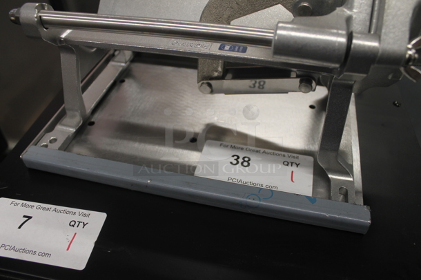 BRAND NEW SCRATCH AND DENT! Commercial Stainless Steel Countertop Food Slicer. Tested And Working! - Image 5 of 5