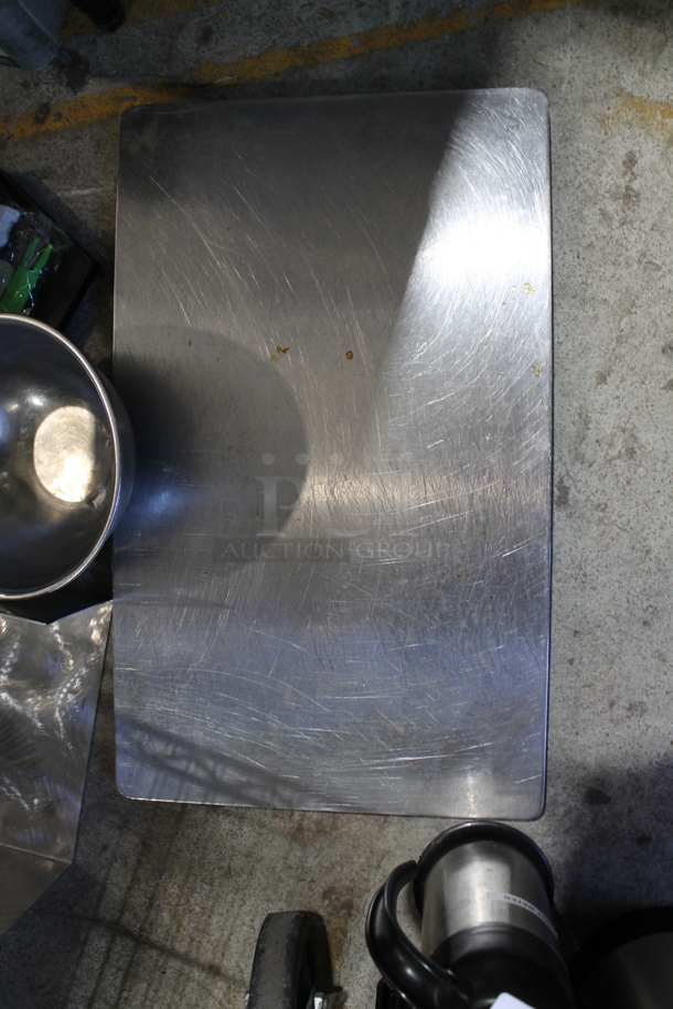 ALL ONE MONEY! Lot of Various Metal Including Chafing Dish Frame and Bowl - Image 2 of 7