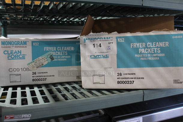2 Boxes of Monogram CleanForce Fryer Cleaner Packets. 2 Times Your Bid! - Image 1 of 3