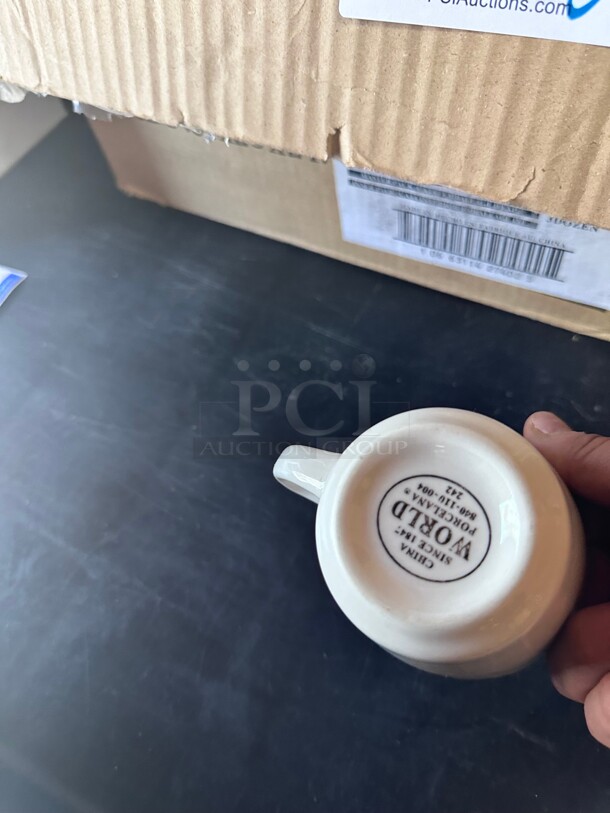 New! Libbey 840-110-004 7 oz Porcelana™ Tall Cup - Porcelain, Bright White NSF - Image 3 of 7