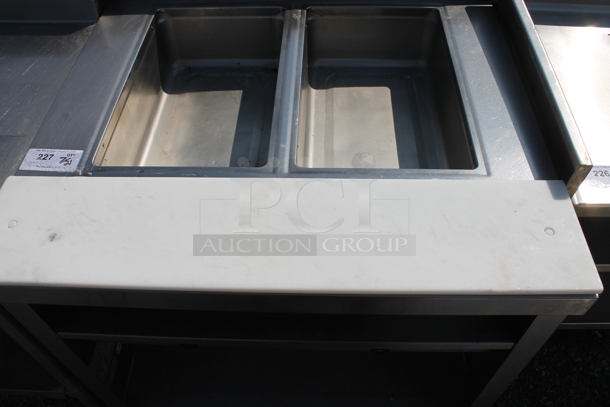 2015 Delfield EHEI36C Stainless Steel Commercial Electric Powered 2 Bay Steam Table w/ Under Shelf. 208-230 Volts, 1 Phase. - Image 3 of 7