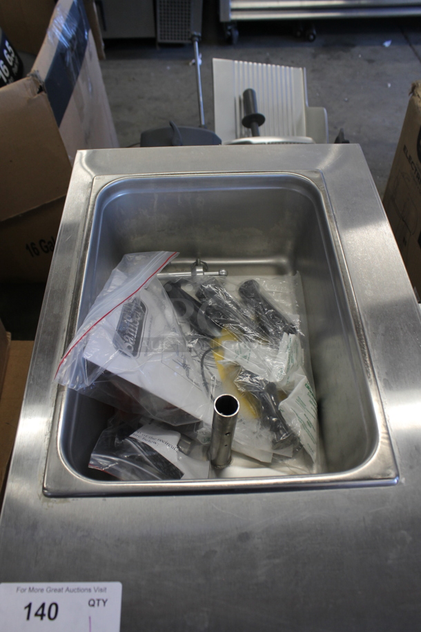 BRAND NEW SCRATCH AND DENT! 2023 SaniServ A7091H Stainless Steel Commercial Countertop Air Cooled Single Flavor Frozen Beverage Machine. 208-230 Volts, 1 Phase.  - Image 4 of 6