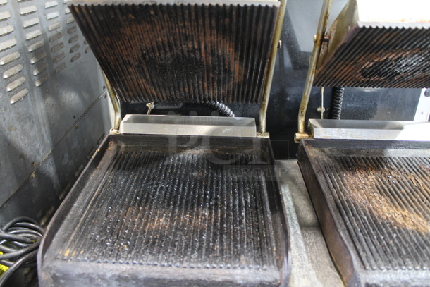 Star X20IG Stainless Steel Commercial Countertop Electric Powered Double Panini Press. 208/240 Volts, 1 Phase.  - Image 5 of 7