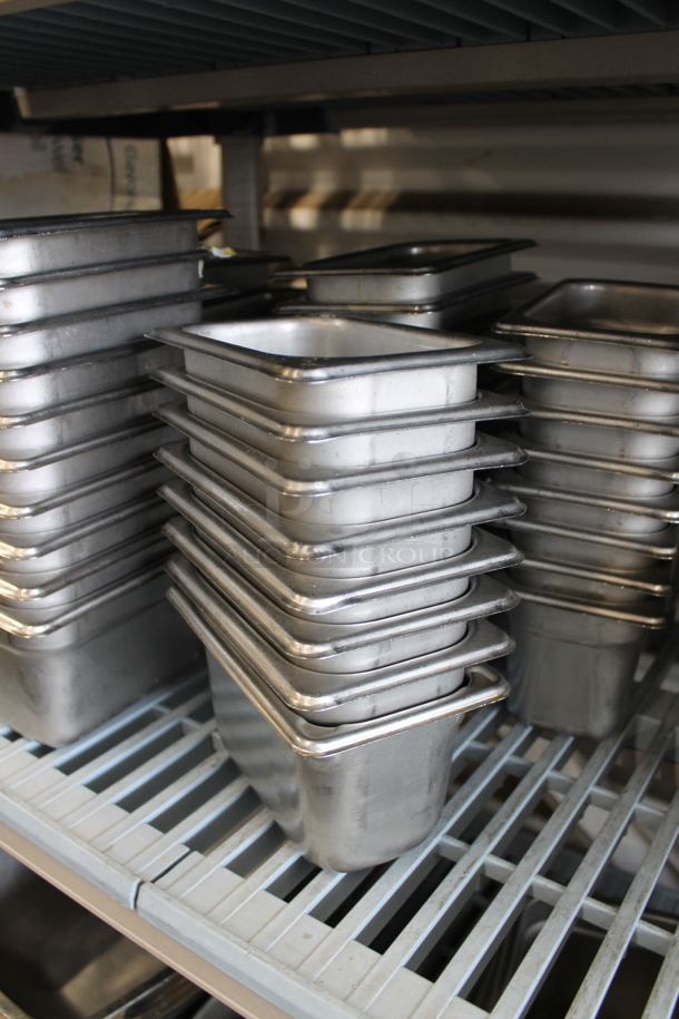 53 Stainless Steel Drop In Bins. Includes 1/9x4, 1/6x6. 53 Times Your Bid! - Image 2 of 6