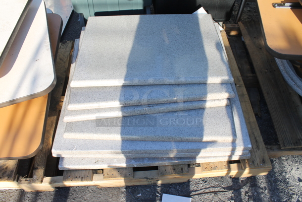 ALL ONE MONEY! FOUR PALLET LOT of Various Tabletops and Table Base Columns - Image 4 of 5