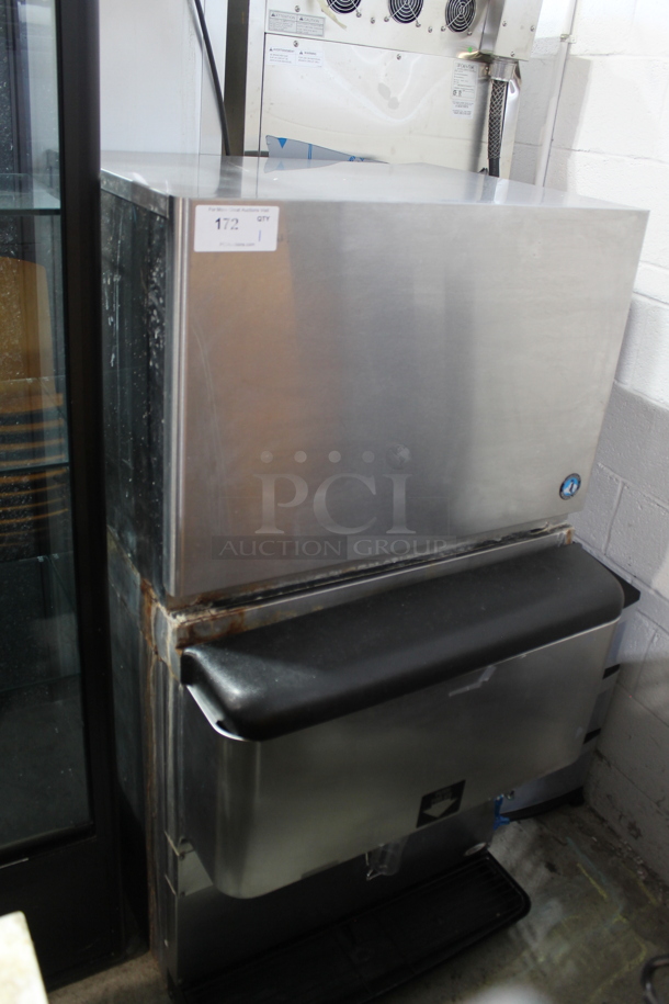 Hoshizaki KMD-450MAH Stainless Steel Commercial Ice Head on Commercial Ice Dispenser. 115-120 Volts, 1 Phase.  - Image 1 of 4