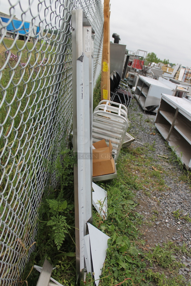 BRAND NEW SCRATCH AND DENT! KCS Stainless Steel Commercial Shelf w/ 2 Wall Mount Brackets. - Image 5 of 5