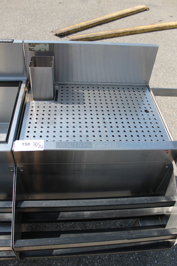 Stainless Steel Commercial Washing Station w/ Sink Bay, 2 Drain Boards, Ice Bin and Double Speedwells. - Image 4 of 5