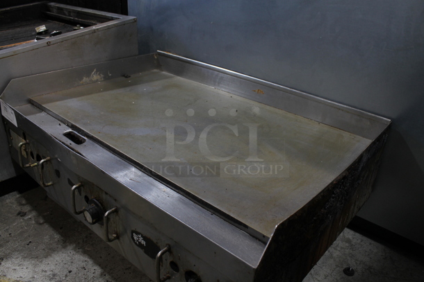 Star 636 Stainless Steel Commercial Countertop Gas Powered Flat Top Griddle.  - Image 5 of 5