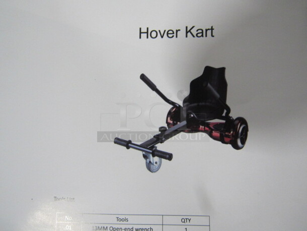One PINK Fast Wheel Hover Kart. 