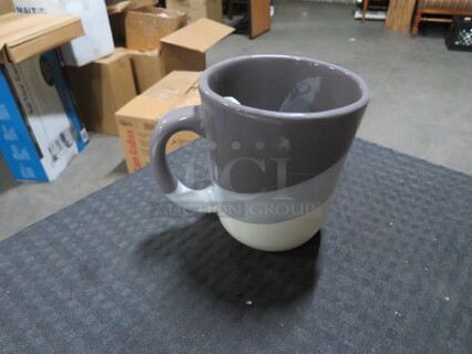 AT HOME Gray Coffee Cup. 8XBID