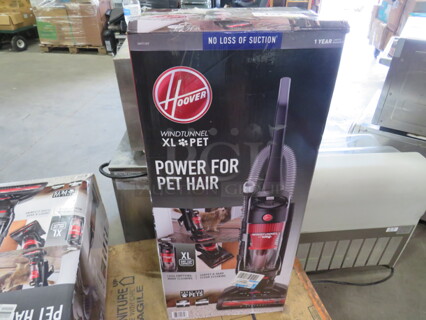 One Hoover Wind Tunnel XL Pet Power.