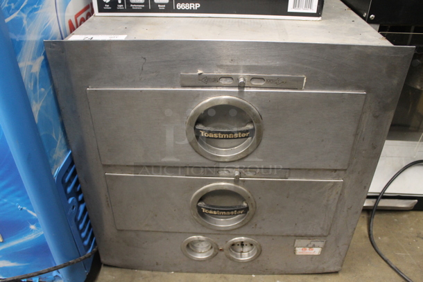 Toastmaster 3BM541 Stainless Steel Commercial 2 Drawer Warming Drawer. Tested and Working! - Image 1 of 6