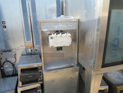 One Taylor Water Cooled Twin Twist Soft Serve Machine On Casters. #794-33. 208-230 Volt. 3 Phase. 20X33X59