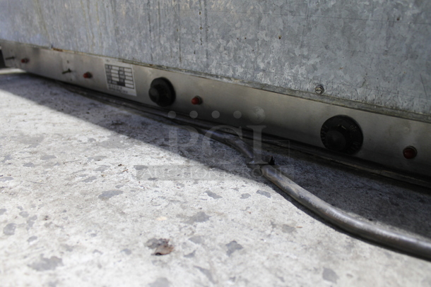 Atlas Metal Stainless Steel Commercial 4 Well Drop In Steam Table. 120/240 Volts, 1 Phase. - Image 4 of 5