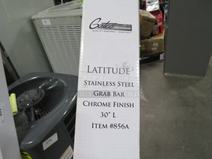 One NEW Latitude Stainless Steel 30 Inch Chrome Finish Grab Bar. 