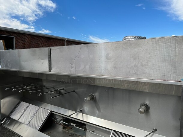 12' CaptiveAire Model 5424 ND-2 Stainless Steel Commercial Grease Hood w/ Make Up Air Vent. 144x70x24 - Image 3 of 5