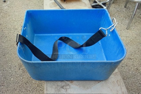 One Good Vendors Heavy Duty Poly Ballpark Vending Holder With Strap. 20X17X8