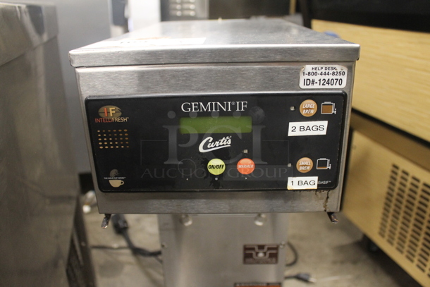 Curtis GEMSIF10A2419 Stainless Steel Commercial Countertop Coffee Machine w/ Hot Water Dispenser. 220 Volts, 1 Phase.  - Image 4 of 6