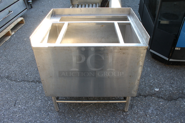 Stainless Steel Commercial Ice Bin.