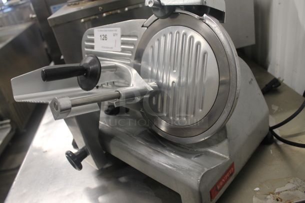 Avantco Stainless Steel Commercial Countertop Meat Slicer w/ Blade Sharpener. 115 Volts, 1 Phase. Tested and Working! - Image 3 of 6