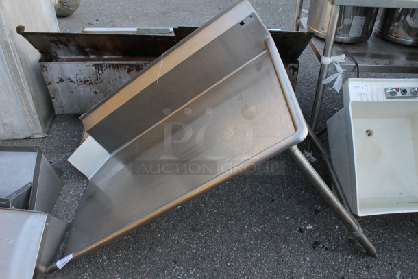 Stainless Steel Commercial Right Side Clean Side Dishwasher Table. - Item #1098239