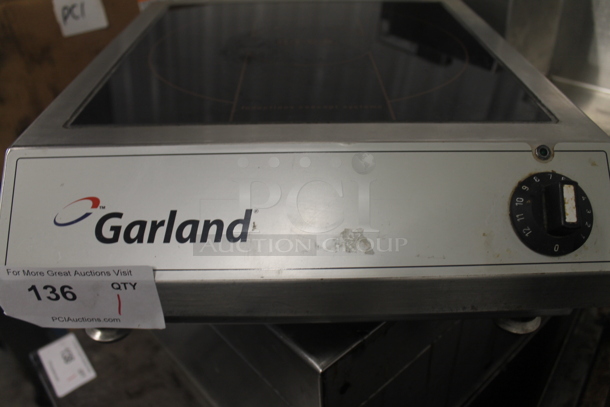 Garland SH/BA 3500 Stainless Steel Commercial Countertop Electric Powered Single Burner Induction Range. 208 Volts, 1 Phase.  - Image 4 of 6