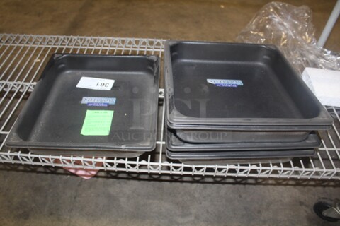NEW! 5 Vollrath Steel Coat  2/3 Size x 2.5" Insert/Pans. 5X Your Bid! 