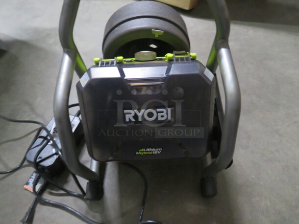 One Ryobi 18 Volt One + Hybrid Drain Auger Kit. #P4003. $349.99. - Image 2 of 5