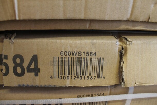 BRAND NEW SCRATCH AND DENT! Regency 600WS1584 18 Gauge Stainless Steel 15" x 84" Solid Wall Shelf - Image 3 of 3