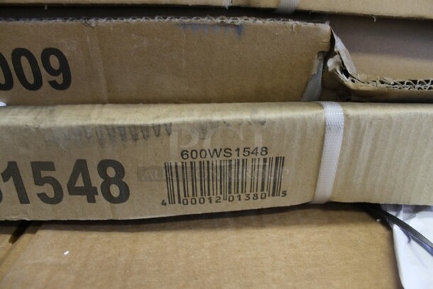 BRAND NEW SCRATCH AND DENT! Regency 600WS1584 18 Gauge Stainless Steel 15" x 84" Solid Wall Shelf - Image 3 of 3
