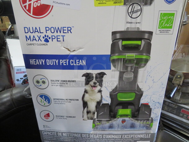 One Hoover Heavy Duty Pet Clean Vacuum.
