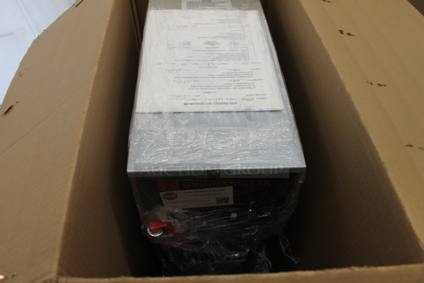 BRAND NEW IN BOX! Cecilware Grindmaster AP-200E Stainless Steel Commercial Coffee Machine w/ Hot Water Dispenser. Stock Picture Used as Galley. 120 Volts, 1 Phase. - Image 5 of 5
