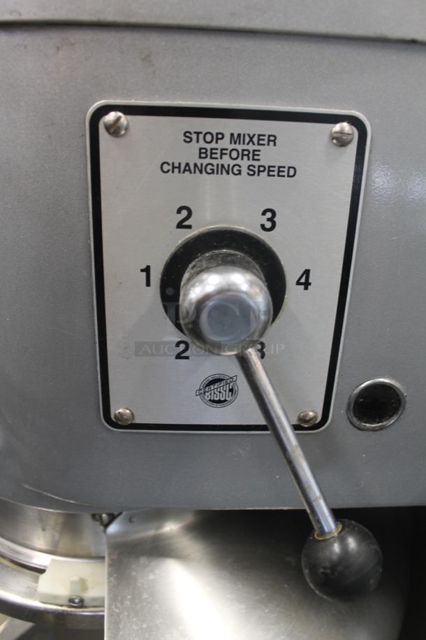 Hobart H600T Metal Commercial Floor Style 60 Quart Planetary Dough Mixer w/ Stainless Steel Mixing Bowl, Dough Hook, Paddle and Whisk Attachments. 460 Volts, 3 Phase. - Image 5 of 8