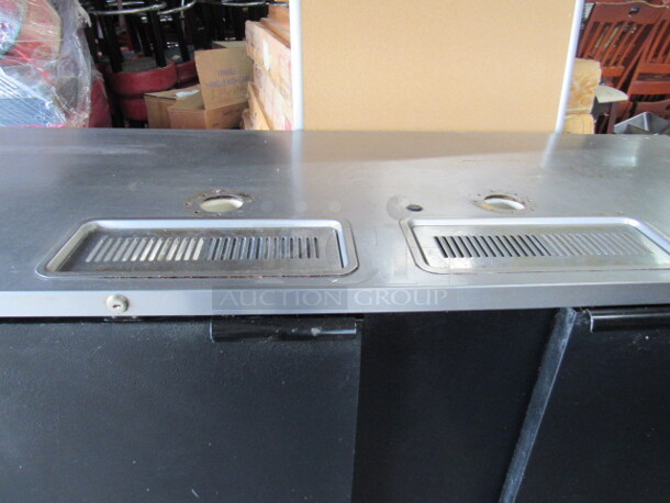 One Beverage Air Kegorator. 115 Volt. Model# DD68. 69X28X38. Working And COLD - Image 2 of 2
